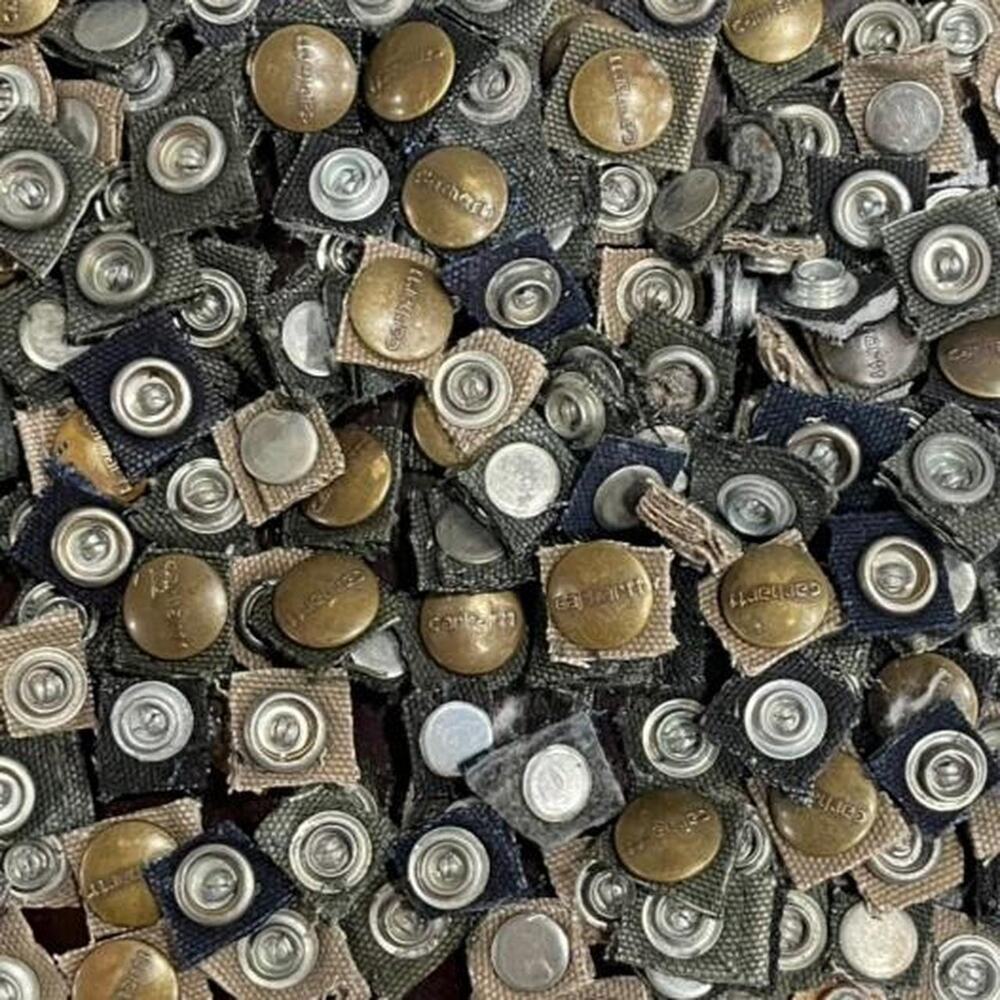 Craft DIY Project Carhartt OEM Brass Pearl Snap Replacement Repair Lot 400 Bulk